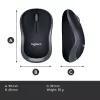 Rato Logitech M185 Swift Wireless cinzento
