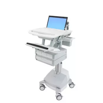 Carrinho multimédia Ergotron StyleView alumínio cinzento branco