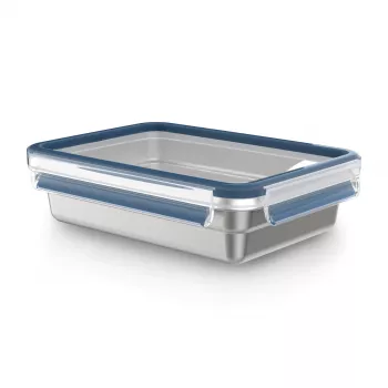 Caixa EMSA CLIP & CLOSE N11505 aço inoxidável retangular 170x230x60 mm