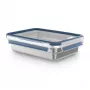 Caixa EMSA CLIP & CLOSE N11505 aço inoxidável retangular 170x230x60 mm