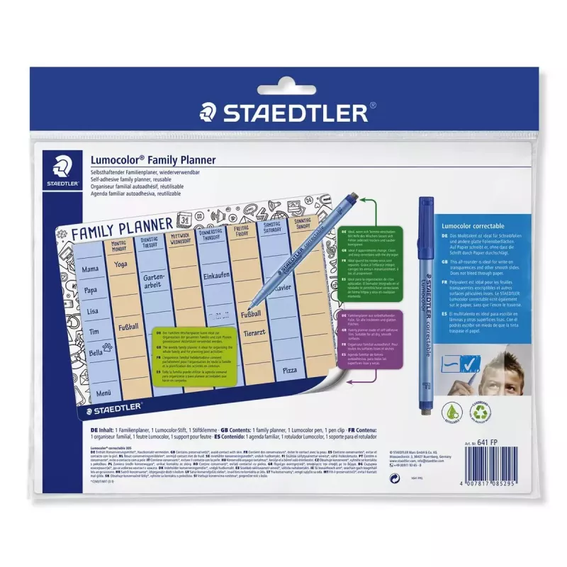 Marcador Staedtler Lumocolor conjunto planeador familiar 641 FP