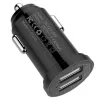 Carregador de automóvel Techly Mini 2 portas USB-A 24W / 4,8A preto