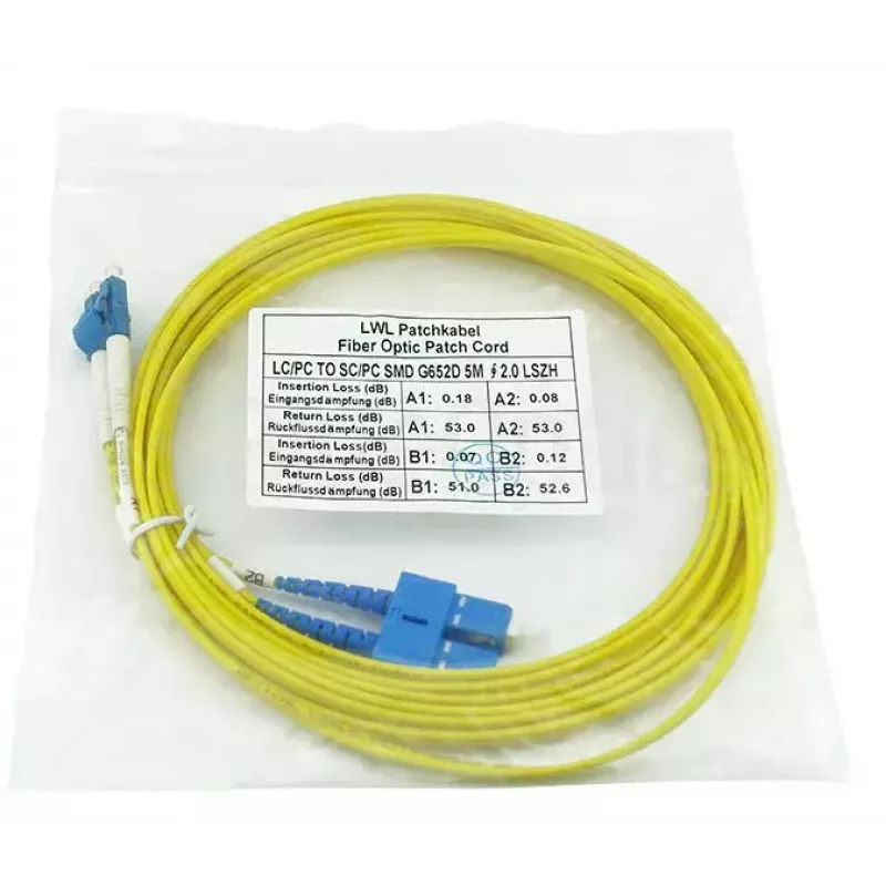 Cabo de fibra ótica InfiniBand BlueOptics CAB-SMF-LC-SC-1 1 m LC/UPC SC/UPC