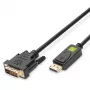 Cabo Techly Monitor DisplayPort para DVI 3 m ICOC DSP-C-030, 3 m, DVI-D, DisplayPort, macho, macho, 1920 x 1080 (HD 1080)