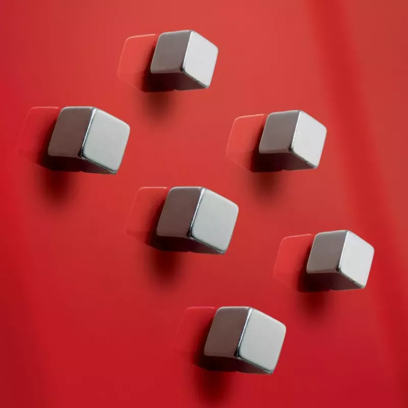 Íman de artesanato Sigel BA192 cubo neodímio prateado 10 mm