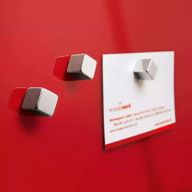 Íman de artesanato Sigel BA192 cubo neodímio prateado 10 mm