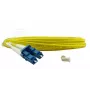 BlueOptics 040402G5120000015M cabo patch de fibra ótica LC-LC monomodo duplex, LC-UPC, 15 m, bege