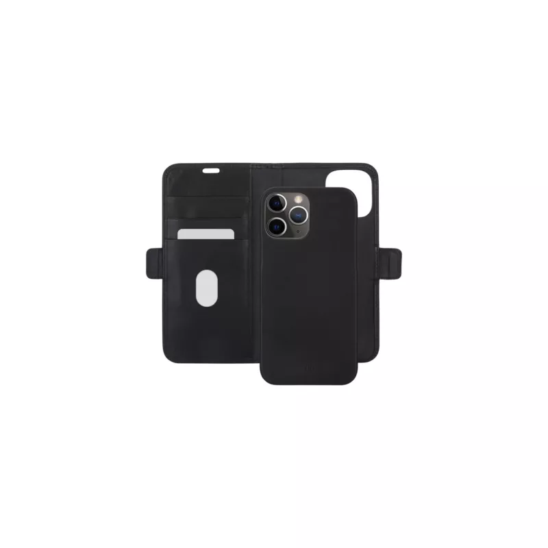 Carteira com capa dbramante1928 Lynge iPhone 12/12 Pro 6,1 polegadas preto