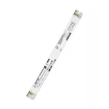 Balastro eletrónico Osram QTP5 1X80, vida útil 100000 h, AC 198–264 V, 50/60 Hz, 40 A, -20–50 °C, 360×30×21 mm