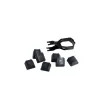 Conjunto de teclas ASUS ROG RX PBT Keycap preto 250g