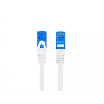 Cabo de rede Lanberg PCF6A-10CC-0200-W 2m Cat6a S/FTP branco