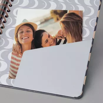 Caderno de notas Sigel JN625 A5 240 folhas bege preto