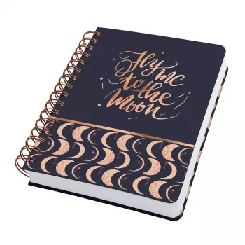 Caderno de notas Sigel JN625 A5 240 folhas bege preto