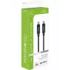 Cabo USB Schwaiger LK 101 C USB 3.2 Gen 2 1 m preto