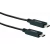 Cabo USB Schwaiger LK 101 C USB 3.2 Gen 2 1 m preto