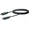 Cabo USB Schwaiger LK 101 C USB 3.2 Gen 2 1 m preto