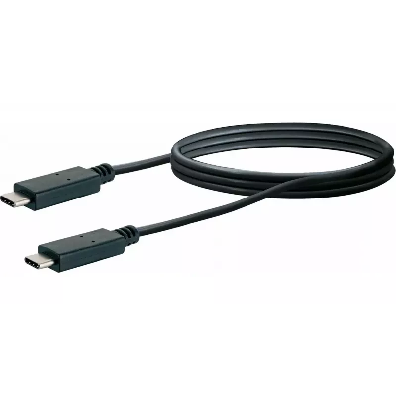 Cabo USB Schwaiger LK 101 C USB 3.2 Gen 2 1 m preto