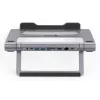 Techly ICA-NTB-DOCK91 com fios USB 3.2 Gen 1 (3.1 Gen 1) Type-C prateado