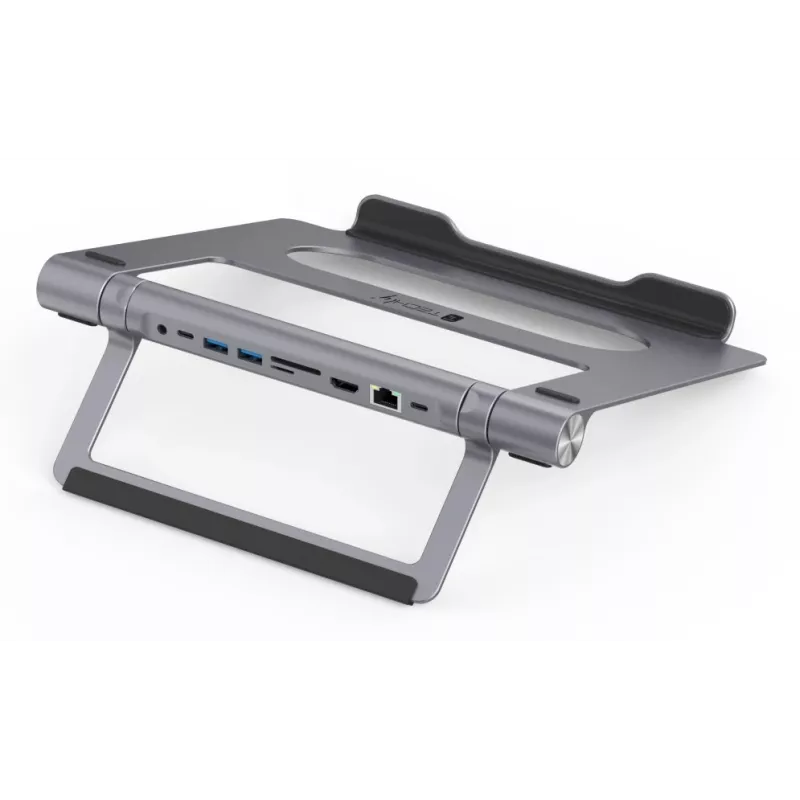 Techly ICA-NTB-DOCK91 com fios USB 3.2 Gen 1 (3.1 Gen 1) Type-C prateado