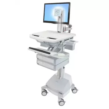 Carrinho multimédia Ergotron StyleView alumínio cinzento branco