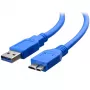 Cabo Techly USB 3.0 Superspeed A / Micro B 3m azul ICOC MUSB3-A-030