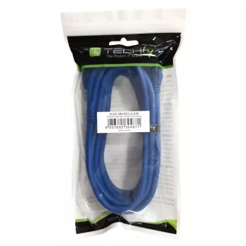 Cabo Techly USB 3.0 Superspeed A / Micro B 3m azul ICOC MUSB3-A-030