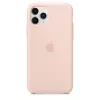 Capa para Apple iPhone 11 Pro Silicone Case rosa areia
