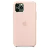Capa para Apple iPhone 11 Pro Silicone Case rosa areia