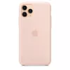 Capa para Apple iPhone 11 Pro Silicone Case rosa areia