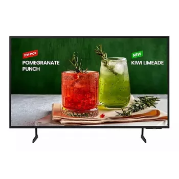 Ecrã plano de sinalização digital Samsung BE85D-H 2,16 m (85 polegadas) LED Wi-Fi 4K Ultra HD preto Tizen 16/7