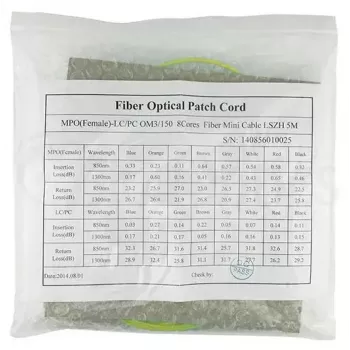Cabo de fibra ótica InfiniBand BlueOptics CBL-MPO12-4LC-SMF-3M-BO 3m MPO 4x LC
