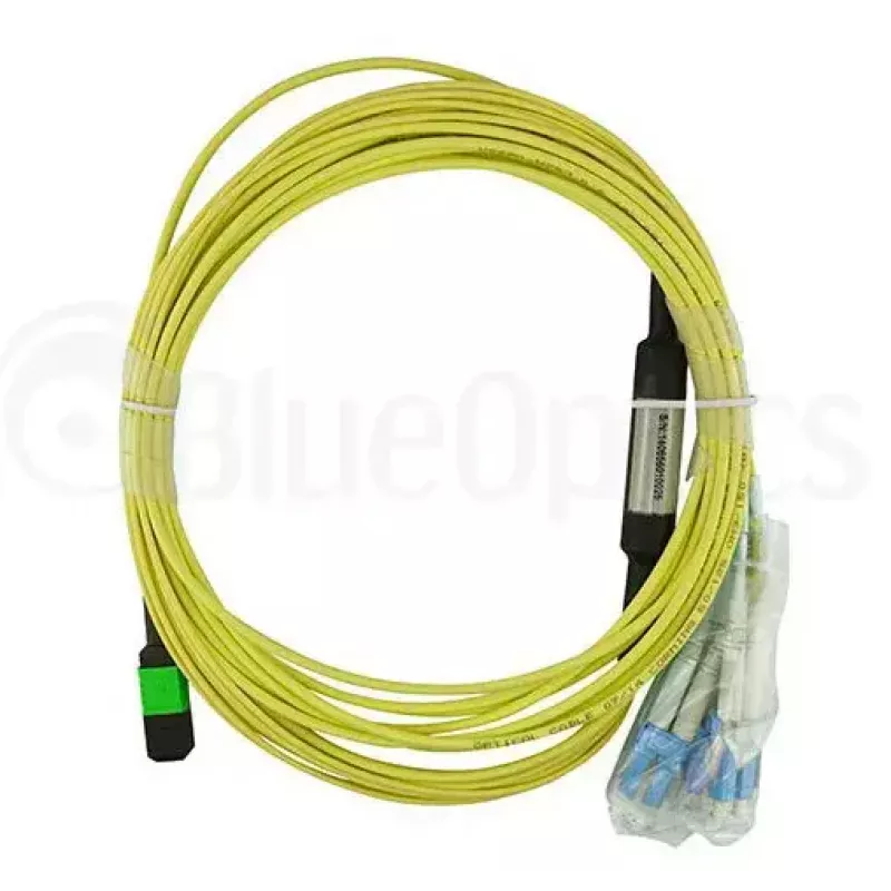 Cabo de fibra ótica InfiniBand BlueOptics CBL-MPO12-4LC-SMF-3M-BO 3m MPO 4x LC