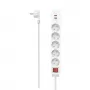Hama 00223186 extensão de alimentação 1,4 m 5 tomadas interior branco