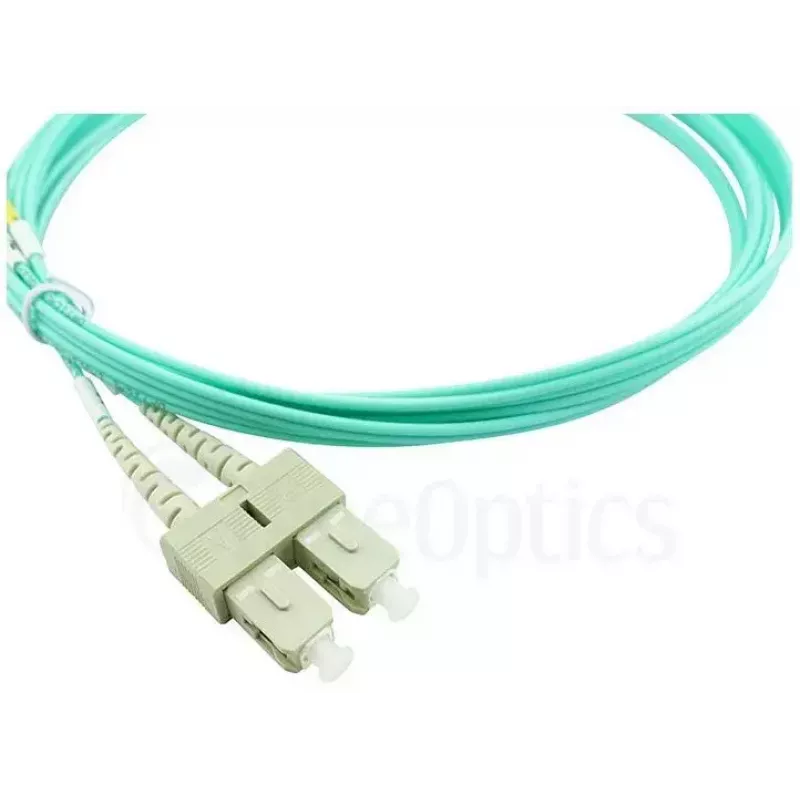 BlueOptics 055702T512000001M-BO cabo de ligação de fibra ótica duplex, LC-SC multimodo OM3, 1 m, LC-UPC/SC-UPC, bege