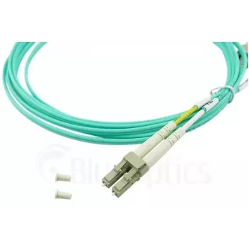 BlueOptics 055702T512000001M-BO cabo de ligação de fibra ótica duplex, LC-SC multimodo OM3, 1 m, LC-UPC/SC-UPC, bege
