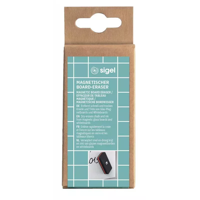 Borracha Sigel BA187 EVA Fleece preto vermelho 90x45x26mm