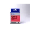 Cartucho de etiquetas Epson Pastel LK-4RBP preto/vermelho 12 mm (9 m)