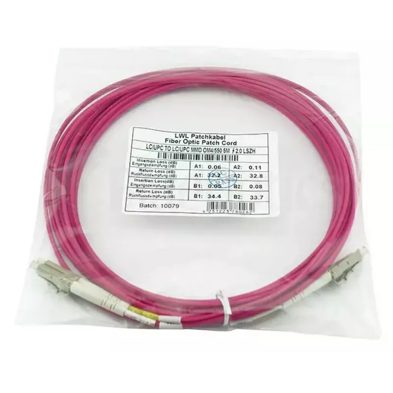 Cabo de fibra ótica BlueOptics CBL-LC-OM4-3M 3m LC para LC 50µm