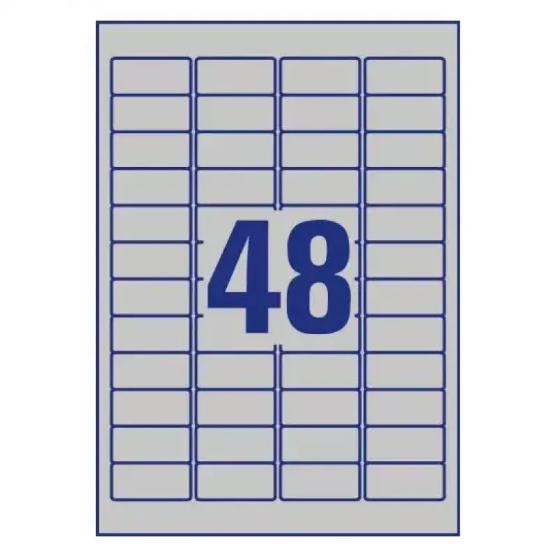 Etiqueta de impressora autocolante Avery L6009-8