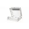 Bastidor de parede Equip slim Flex armário 19 polegadas 5U RAL7035 cinzento
