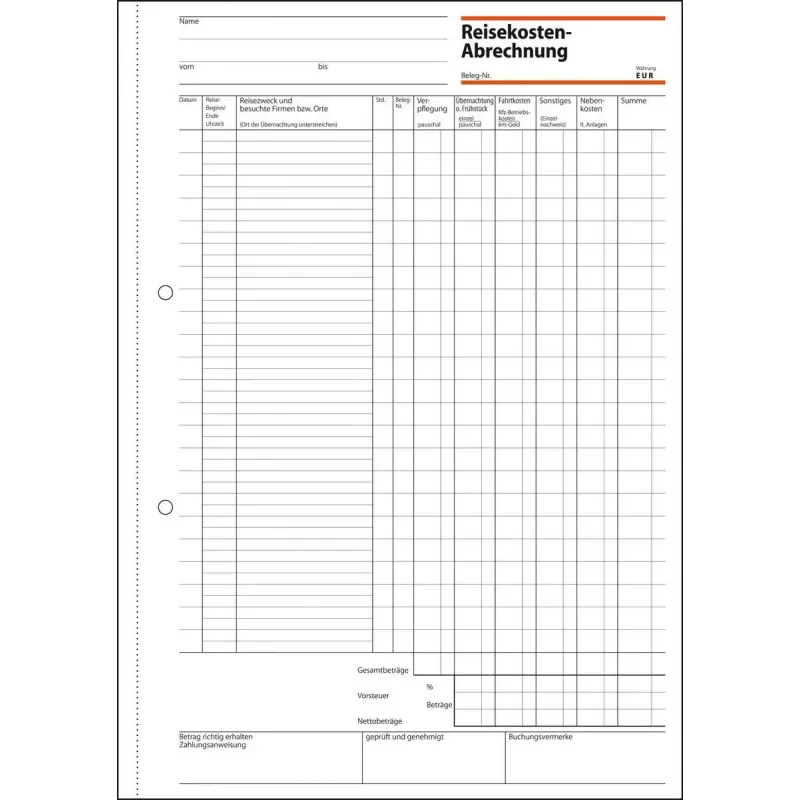 Formulário comercial Sigel RA415