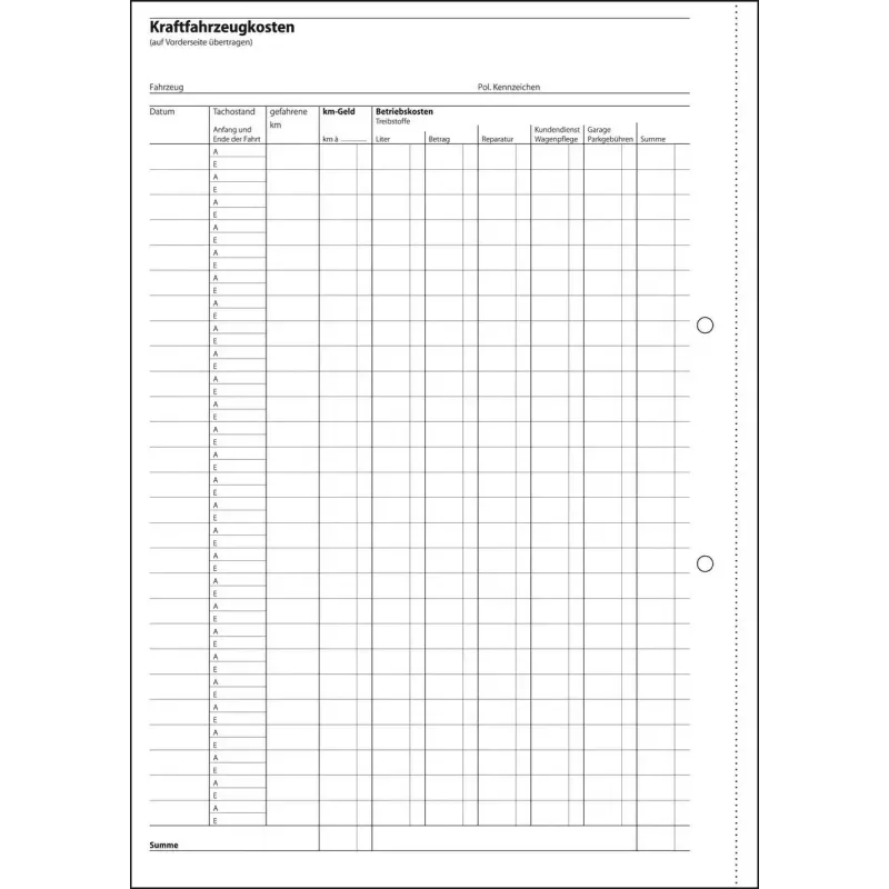 Formulário comercial Sigel RA415