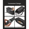 Bolsa de tiracolo Inateck LB03014 — unissexo poliéster 900D, fecho de correr, 4 l, preto