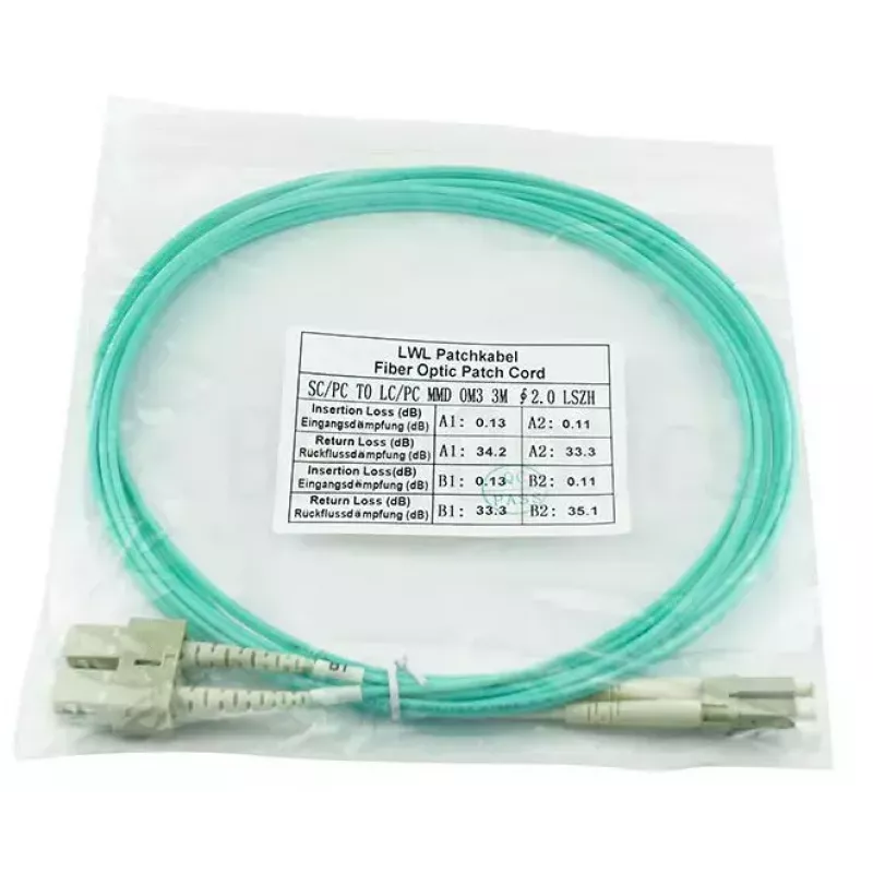 Cabo de fibra ótica InfiniBand BlueOptics SFP3132EU5MK 5 m SC aqua
