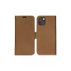 Carteira com capa dbramante1928 iPhone 14 Plus tan 3 compartimentos para cartões