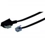 Cabo RJ-11 Schwaiger TAL6236533 6,0 m TAE-N preto