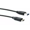 Cabo USB Schwaiger LK 050 C USB 3.2 Gen 2 0,5m USB A USB C preto