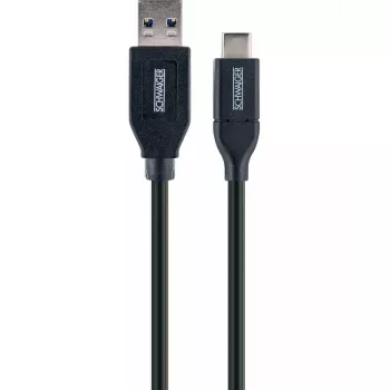 Cabo USB Schwaiger LK 050 C USB 3.2 Gen 2 0,5m USB A USB C preto