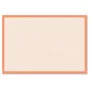 Tapete de secretária Sigel HO270 — tapete de papel para secretária, laranja/branco, 595×410 mm