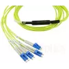 Cabo de fibra ótica MPO 4x LC BlueOptics CBL-MPO12-4LC-SMF-10M 10m G.657.A1